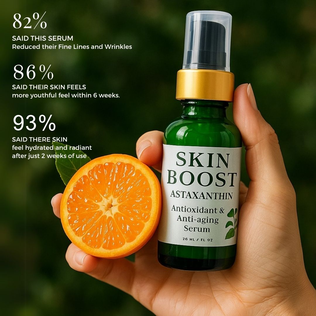 Skin Boost Astaxanthin Serum – Antioxidant Face Serum