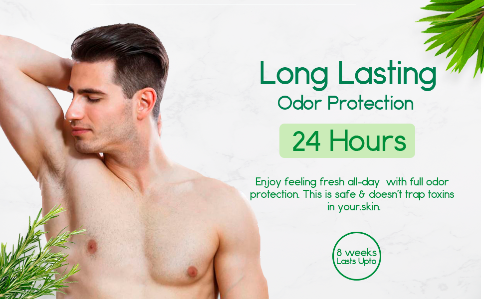 Natural Aluminum Free Deodorant For Active All Day 2-Pack