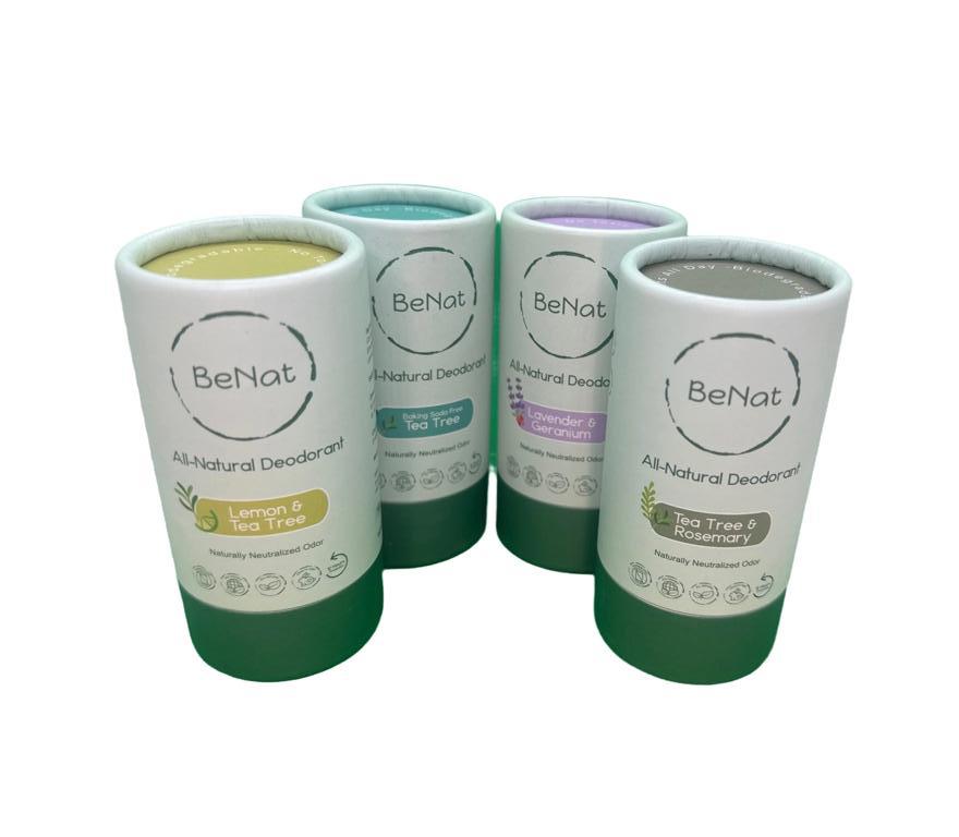 Natural Aluminum Free Deodorant For Active All Day 2-Pack