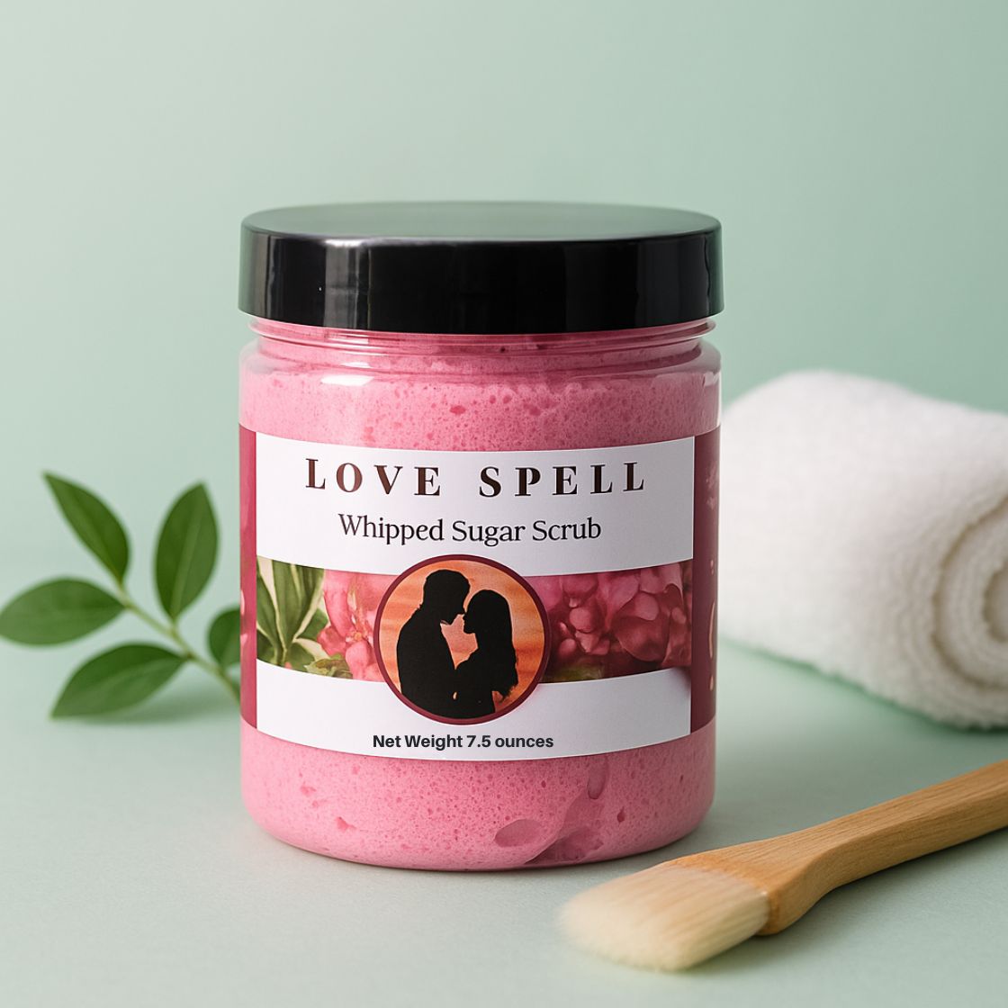 Enchanted Love Spell Whipped Sugar Scrub – Exfoliating & Moisturizing