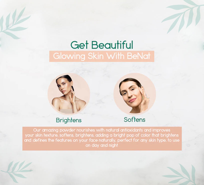 Natural Blush Loose Powder For All Skin Types Brightening