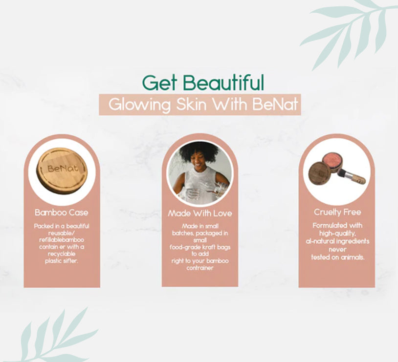 Natural Blush Loose Powder For All Skin Types Brightening