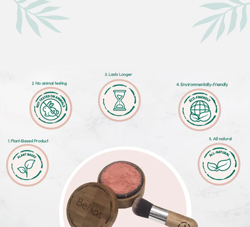 Natural Blush Loose Powder For All Skin Types Brightening