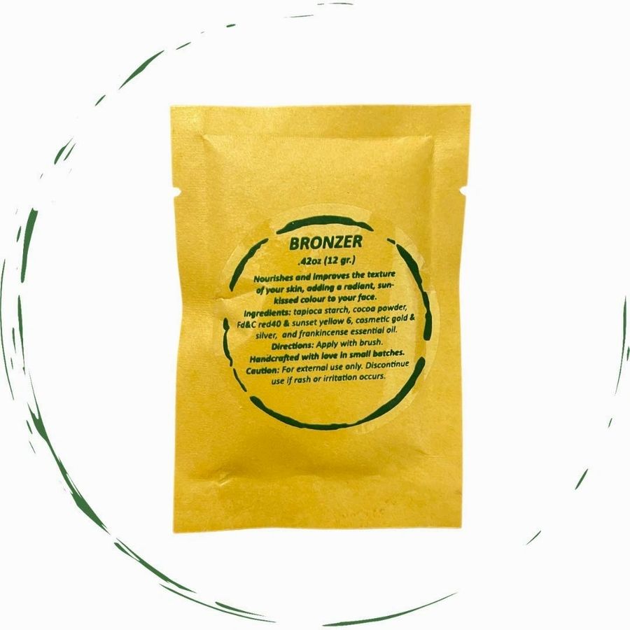 Natural Bronzer Loose Powder Eco Friendly Vegan Glow