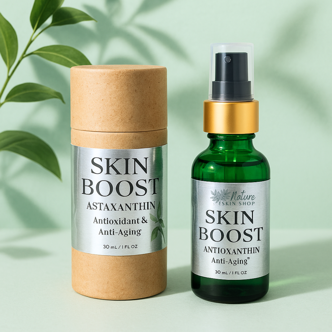 Skin Boost Astaxanthin Serum – Antioxidant Face Serum