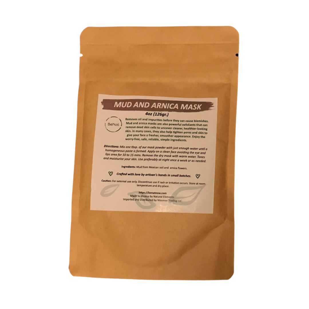 Arnica Mud Mask Clearer Skin Pore Tightening Glow Oily Skin