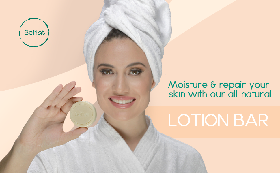Lotion Bar All Natural Moisturizing Tin Set For Dry Skin