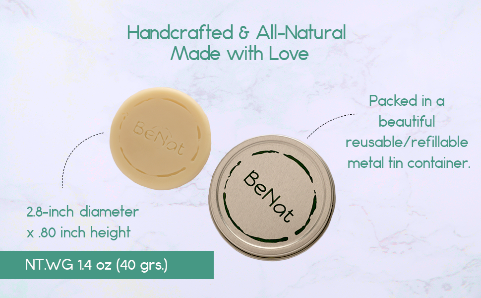Lotion Bar All Natural Moisturizing Tin Set For Dry Skin