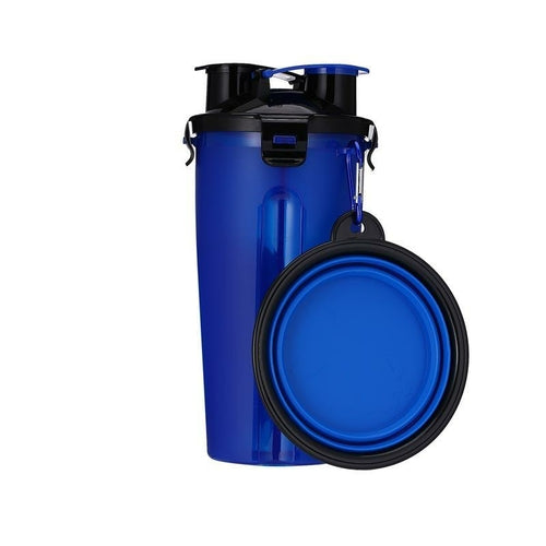 Yap and Paw 2 In 1 Dog Water Bottle With Bowls Pet Owners