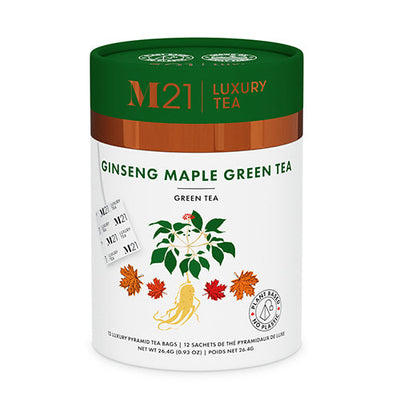 Maple Ginseng Green Tea Energizing For Tea Lovers Morning
