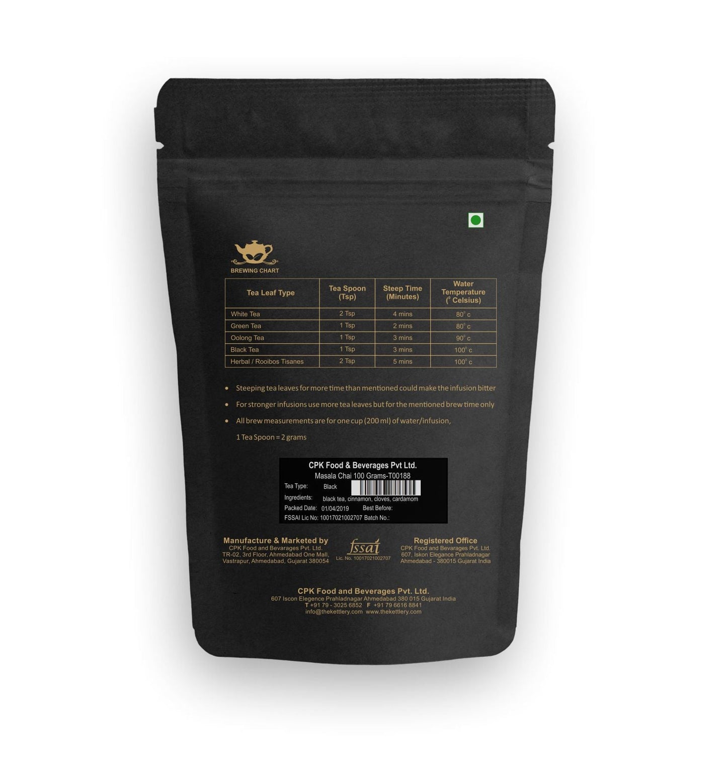 Bombay Masala Chai Black Tea – Spiced Indian Black Tea Blend