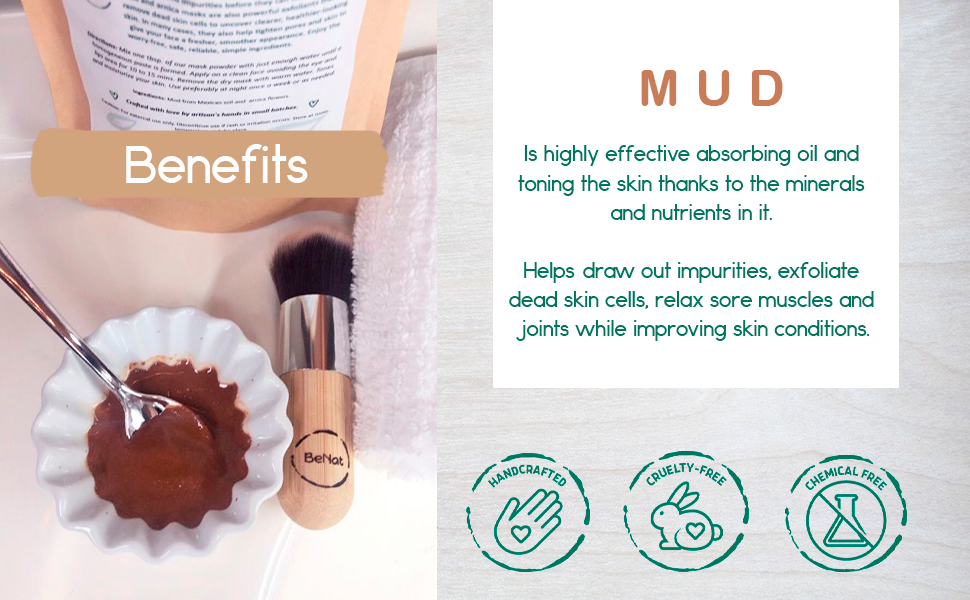 Arnica Mud Mask Clearer Skin Pore Tightening Glow Oily Skin