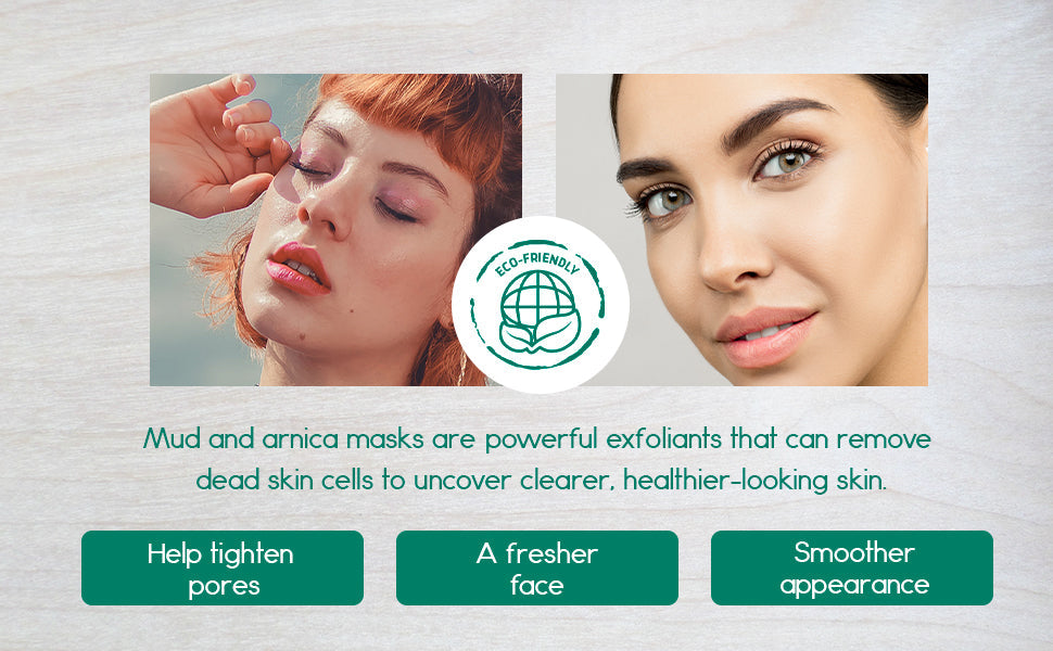 Arnica Mud Mask Clearer Skin Pore Tightening Glow Oily Skin