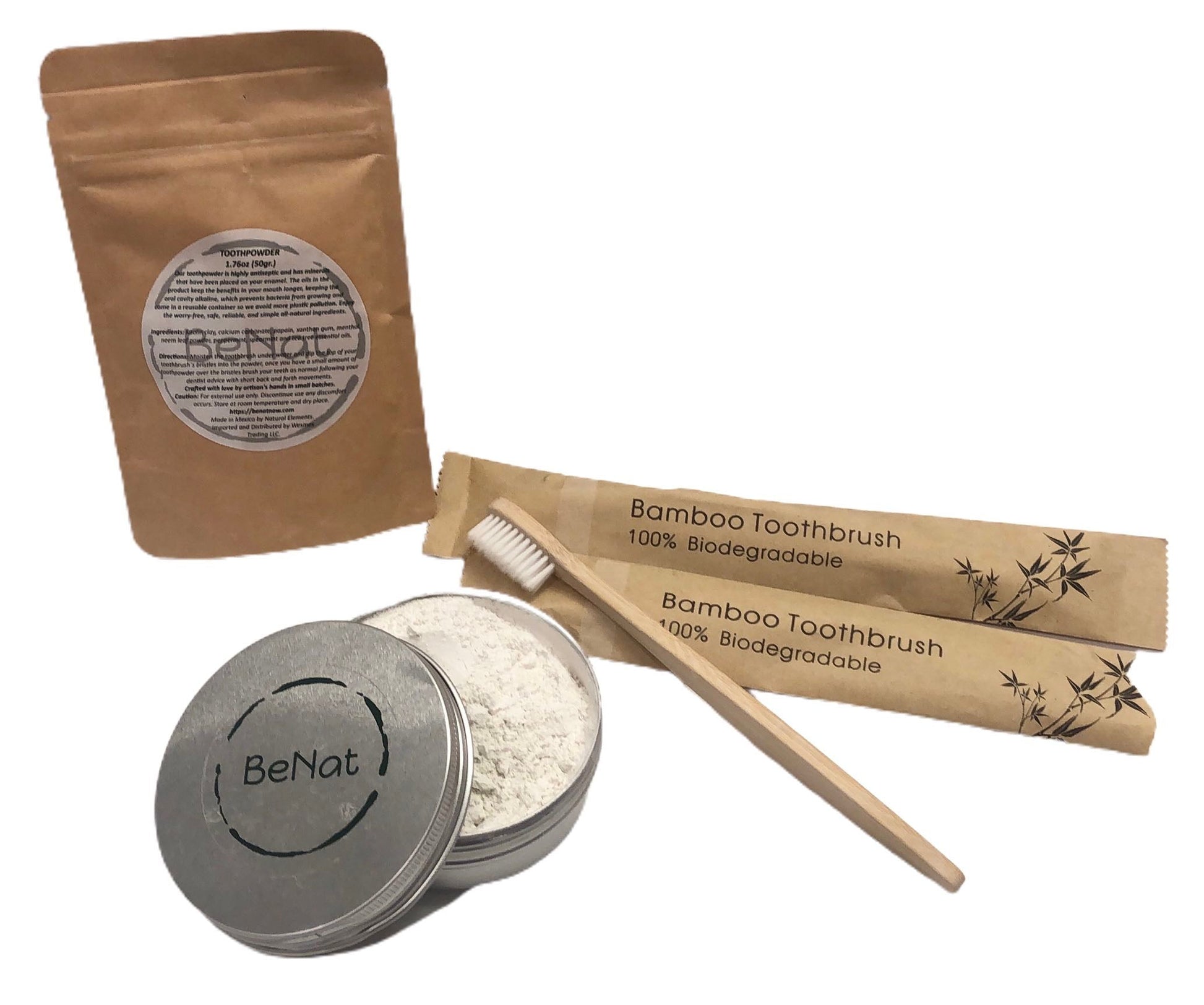 Natural toothpowder in eco-friendly jar with charcoal and mint – Zenava
