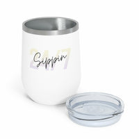 Sippin Insulated Wine Tumbler 12oz Keeps Cold Wine Lovers