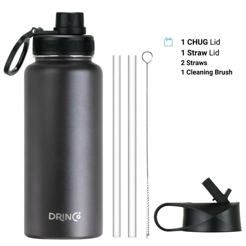 Drinco 32oz Stainless Steel Water Bottle Durable Outdoors