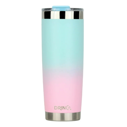DRINCO 20oz Insulated Tumbler Spill Proof Lid Macaron Travel