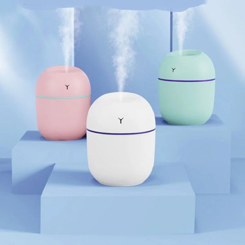 Portable Ultrasonic Humidifier USB Aroma Diffuser Desk LED