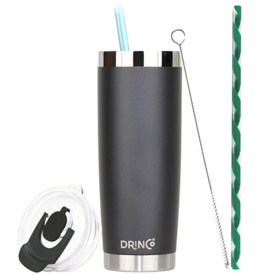 Drinco 20oz Insulated Tumbler With Spill Proof Lid Travel