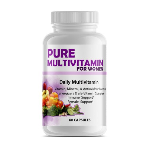 Pure Multivitamins Women All Natural Vitality For Her