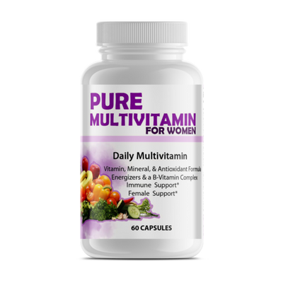 Pure Multivitamins Women All Natural Vitality For Her