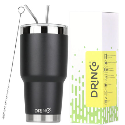 Drinco 30oz Insulated Tumbler With Spill Proof Lid Outdoor