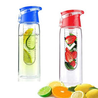 Fruit Infuser Bottle For Active Lifestyles With Center Tube