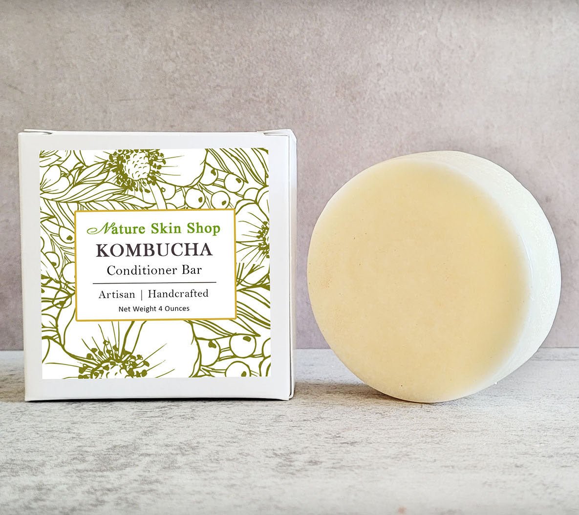 Kombucha conditioner bar with eco-friendly packaging and natural ingredients – Zenava
