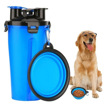 Yap and Paw 2 In 1 Dog Water Bottle With Bowls Pet Owners