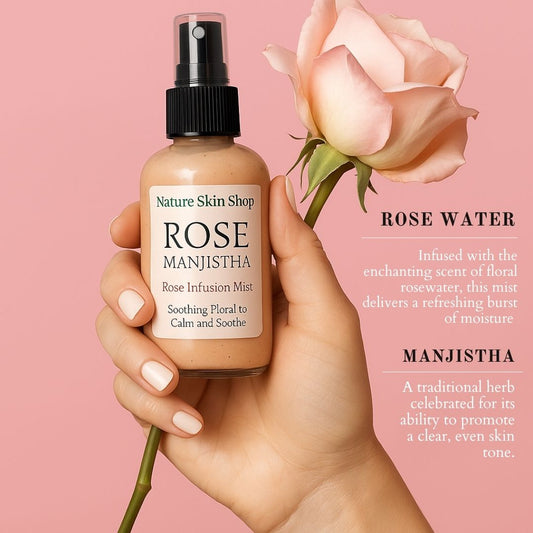 Rose Manjistha Infusion Mist – Hydrating Facial Toner